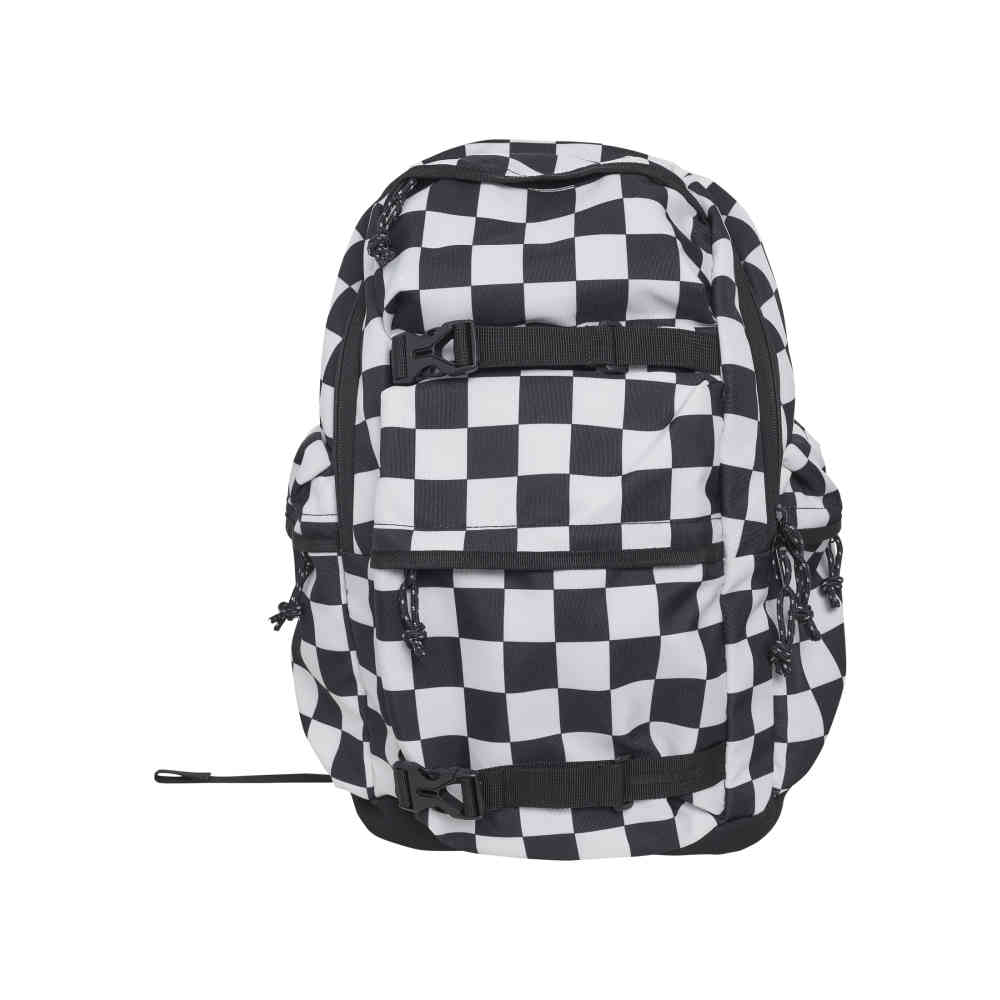 Urban Classics - Backpack Checker black & white black/white one size Rugtas - Zwart/Wit
